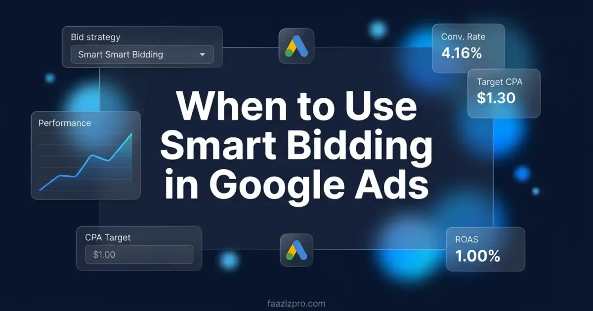 When to Use Smart Bidding in Google Ads: A Complete 2026 Guide